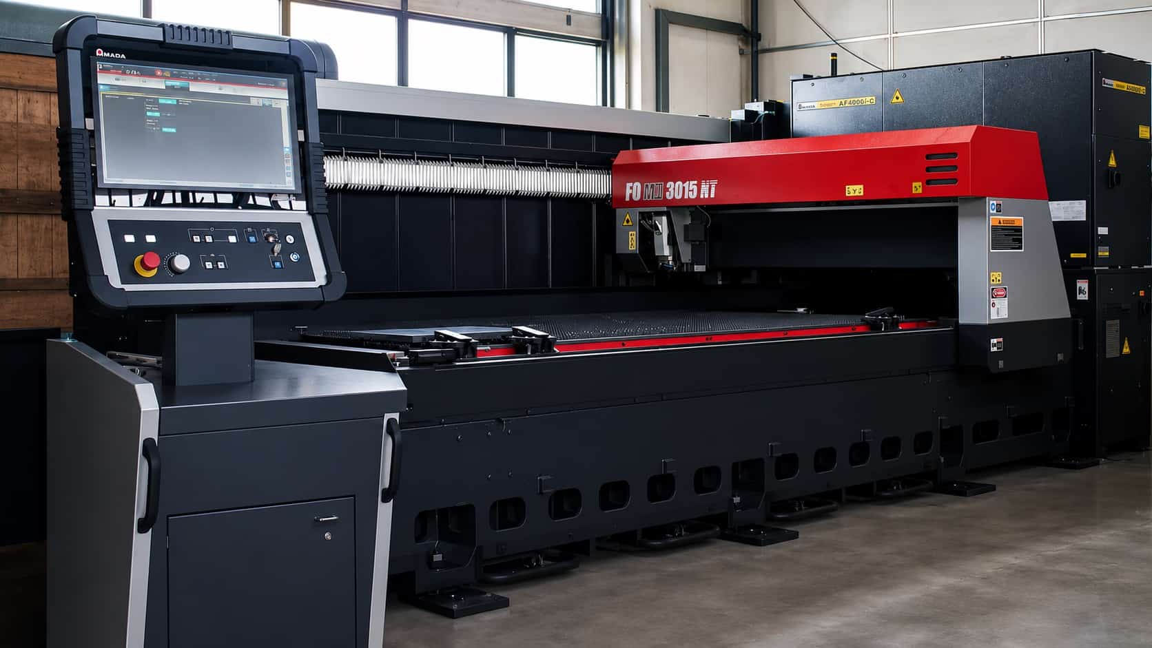 Amada FO MII 3015 NT laser cutting machine at SSH Automation's Singapore facility