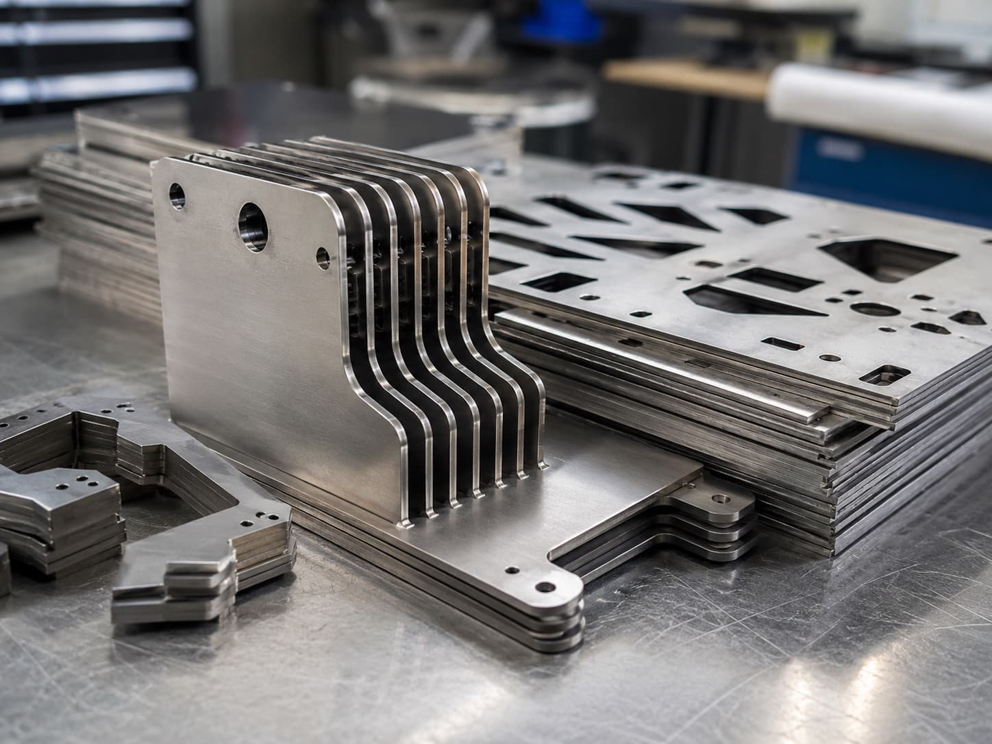 Fabricated sheet metal parts in stainless and mild steel